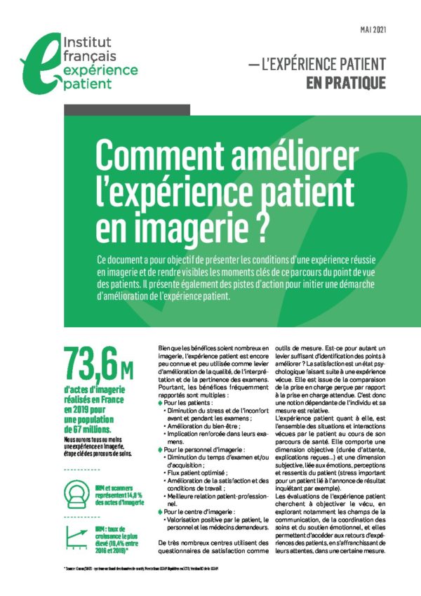 experience_patient_imagerie_VF · Institut Français de l'Expérience Patient